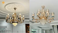 Đèn Chùm Đồng Tân Cổ Điển: Nhận Diện Và Chọn Đúng Không Gian