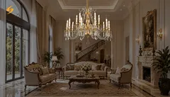 Đèn Pha Lê Phòng Khách: Chọn Sao Cho Đúng Không Gian