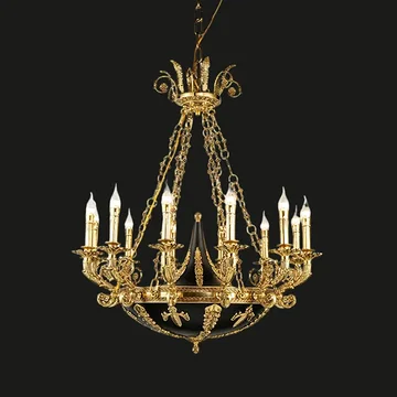 Đèn Chùm Đồng DCD0427