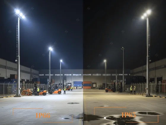 Đèn LED ngoài trời chống nước cho nhà xưởng: Chọn đúng để tiết kiệm